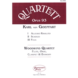 Quartet, Op. 93 - Flute, Oboe, Clarinet, and Bassoon