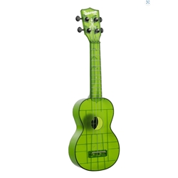 Waterman Soprano Ukulele - Jade Green Transparent