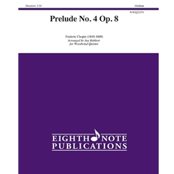Prelude No. 4, Op. 8 - Woodwind Quintet