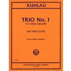 Trio in E minor, Op 86 No 1 - Flute Trio