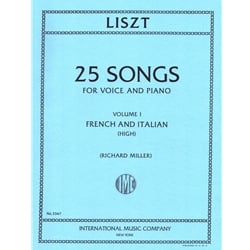 25 Songs, Volume I (French and Italian) - High Voice