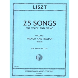 25 Songs, Volume I (French and Italian) - High Voice