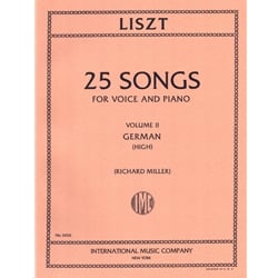 25 Songs, Volume II (German) - High Voice