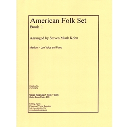 American Folk Set, Book 1 - Medium-Low Voice and Piano