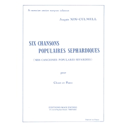6 Chansons Populaires Sephardiques - Voice and Piano