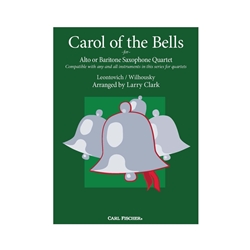 Carol of the Bells - Alto or Bari Sax Quartet