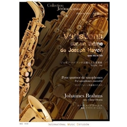 Variations on a Theme by Joseph Haydn, Op. 56 - Saxophone Quartet