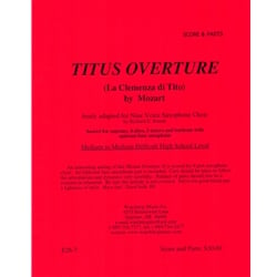 Titus Overture (La Clemenza di Tito) - Saxophone Choir