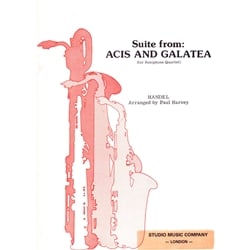Suite from Acis and Galatea - Saxophone Quartet (SATB)