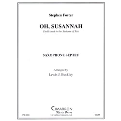 Oh, Susannah - Saxophone Septet (SAATTBB)