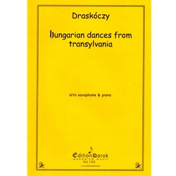 Hungarian Dances from Transylvania - Alto Saxophone and Piano