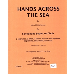 Hands Across the Sea - Saxophone Septet or Choir