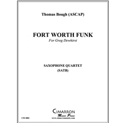 Fort Worth Funk - Saxophone Quartet (SATB)