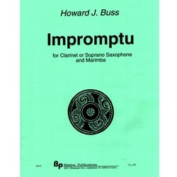 Impromptu - Clarinet (or Soprano Sax) and Marimba