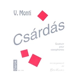 Csardas (Czardas) - Saxophone Quartet (SATB)