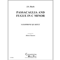 Passacaglia and Fugue in C minor - Saxophone Quartet (SATB)