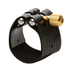 Rovner 1MD Dark Soprano Sax Ligature and Cap for Metal Style Mouthpiece