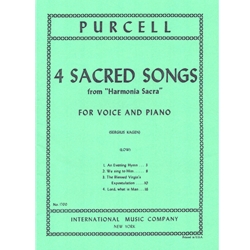 4 Sacred Songs from "Harmonia Sacra" - Low Voice