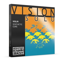 Vision Solo Violin String Set, Aluminum Wound D String