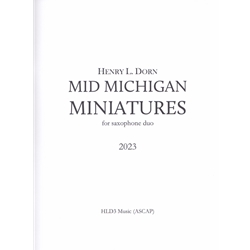 Mid Michigan Miniatures - Saxophone Duet