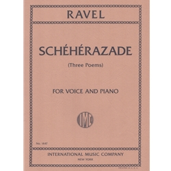 Scheherazade (Three Poems) - Voice and Piano