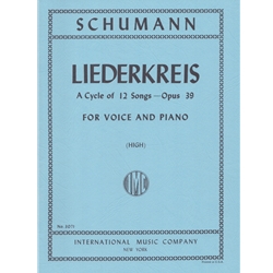 Liederkreis, Op. 39 - High Voice and Piano