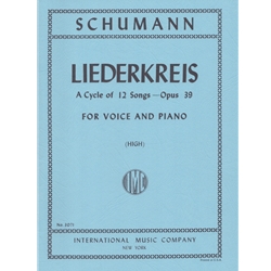 Liederkreis, Op. 39 - High Voice and Piano