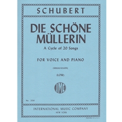 Die Schone Mullerin - Low Voice and Piano