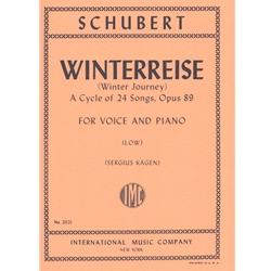 Winterreise, Op. 89 - Low Voice