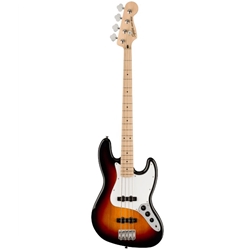 Squier Affinity Series Jazz Bass, Maple Fingerboard, White Pickguard, 3-Color Sunburst