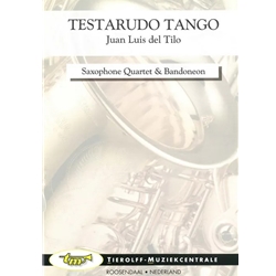 Testarudo Tango - Saxophone Quartet and Bandoneon (SATB)