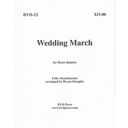 Wedding March - Brass Quintet