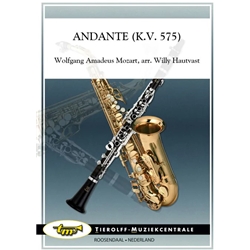 Andante K.V. 575 - Saxophone Quartet (SATB)