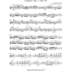 Caprice Op. 1 No. 24 - Saxophone Unaccompanied