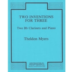 2 Inventions for 3 - Bb Clarinet Duet and Piano