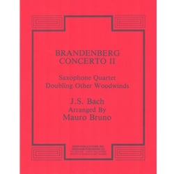 Brandenburg Concerto No. 2 - Saxophone Quartet (doubling other woodwinds)