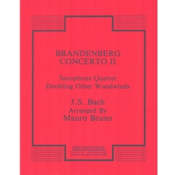 Brandenburg Concerto No. 2 - Saxophone Quartet (doubling other woodwinds)