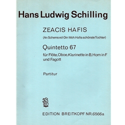 Zeacis Hafis "Quintetto 67" - Mixed Wind Quintet Score Only
