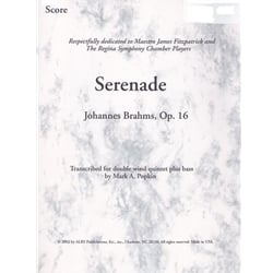Serenade Op. 16 - Double Wind Quinet & Contrabassoon (or String Bass)