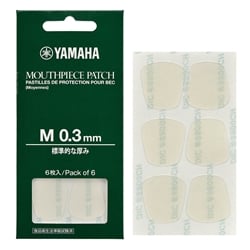 Yamaha 0.3mm Clear Mouthpiece Patches - Pack of 6