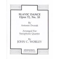 Slavic Dance Op. 72, No. 10 - Sax Quartet (SATB)