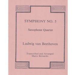 1st Movement from "Symphony No. 5" - Sax Quartet (SATB)