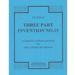 3 Part Inventions No. 15 - Oboe, Bb Clarinet, Bassoon Trio