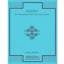 Saxtet - Sax Sextet, Bass, and Drums