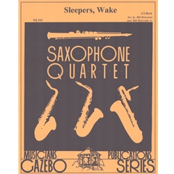 Sleepers, Wake - Sax Quartet (SATB/AATB)