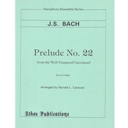 Prelude No. 22 from the "Well-Tempered Clavier" - Sax Sextet (SAATBBs)