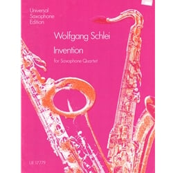Invention - Saxophone Quartet (SATB)