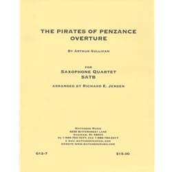 Pirates of Penzance Overture - Saxophone Quartet (SATB)