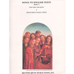 Songs to English Texts, Series 3 - Voice and Piano