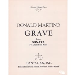 Grave from Sonata for Clarinet and Piano